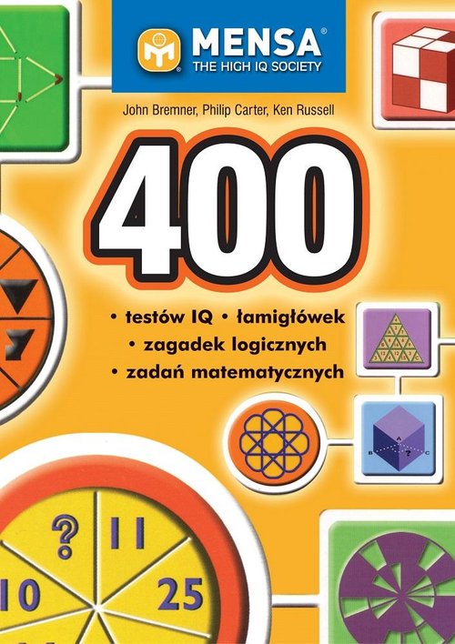 Image of 400 testów IQ łamigłówek zagadek logicznych zadań matematycznych