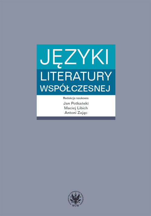 Image of Języki literatury współczesnej