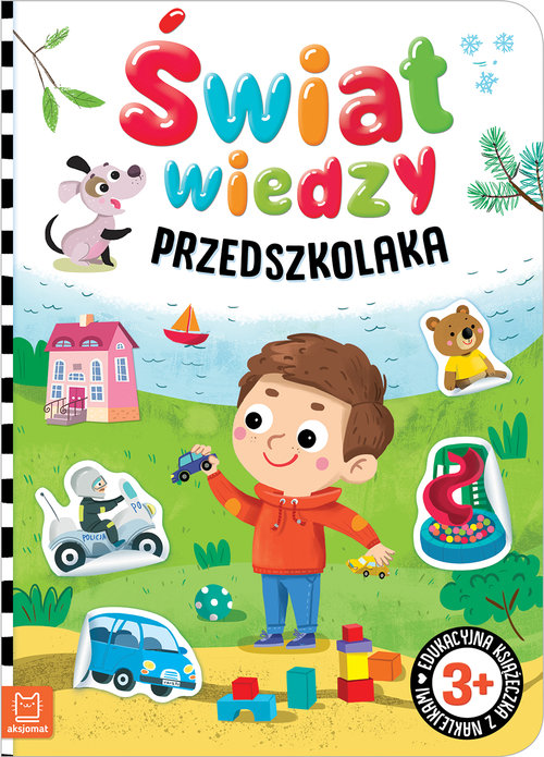 Image of Świat wiedzy przedszkolaka Edukacyjna książeczka z naklejkami 3+