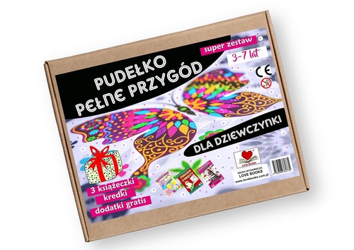 Image of Pudełko pełne przygód dla dziewczynki Super zestaw 3-7 lat