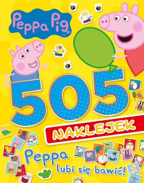 Image of Peppa Pig 505 naklejek Peppa lubi się bawić!