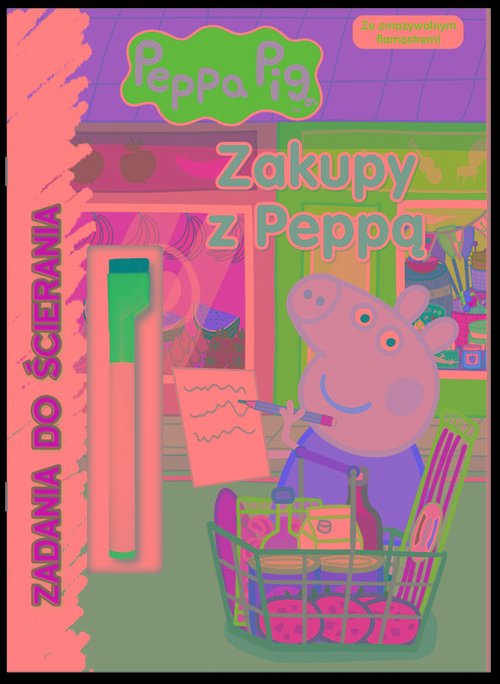 Image of Peppa Pig Zadania do ścierania Zakupy z Peppą