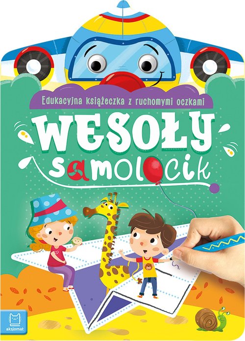 Image of Wesoły samolocik Edukacyjna książeczka z ruchomymi oczkami