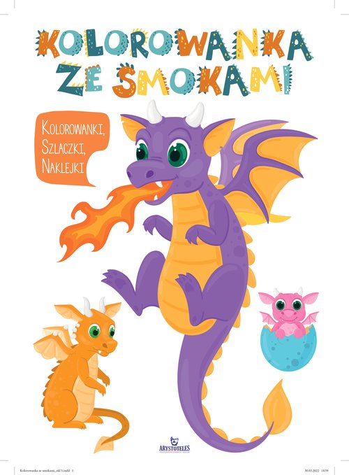 Image of Kolorowanka ze smokami