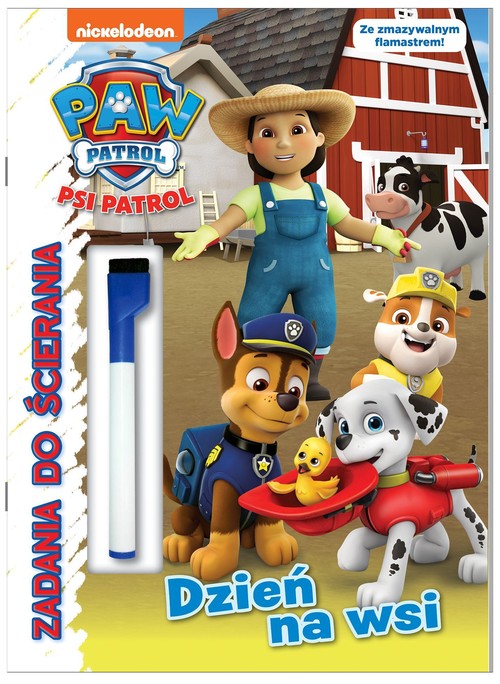 Image of Psi Patrol Zadania do ścierania Dzień na wsi