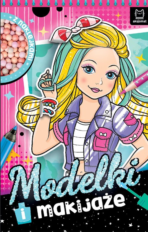 Image of Modelki i makijaże. Z naklejkami
