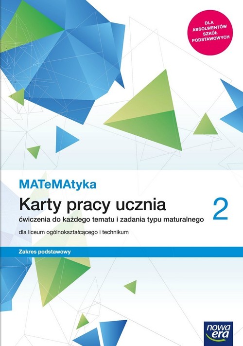 Image of MATeMAtyka 2 Karty pracy ucznia Zakres podstawowy Szkoła ponadpodstawowa