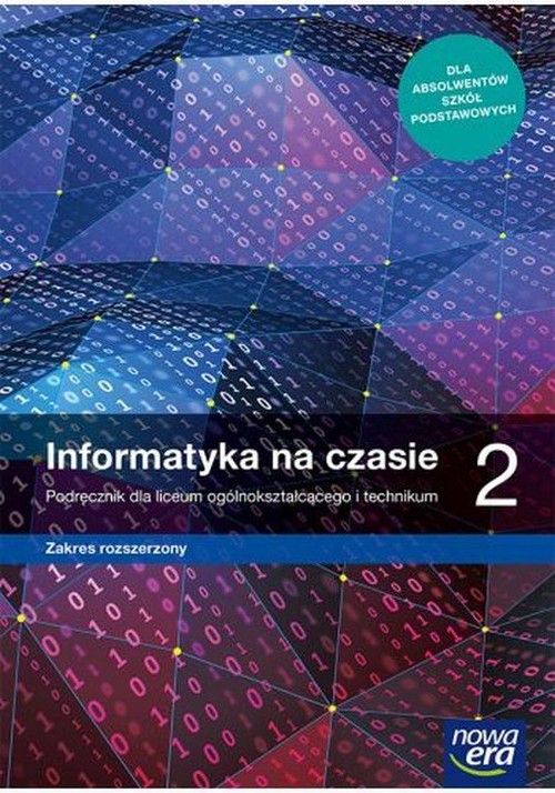 Image of Informatyka na czasie 2 Podręcznik Zakres rozszerzony Szkoła ponadpodstawowa