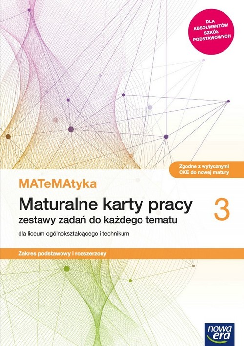 Image of MATeMAtyka 3 Maturalne karty pracy Zakres podstawowy i rozszerzony Szkoła ponadpodstawowa
