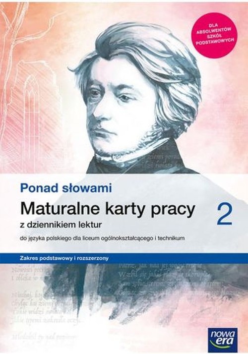 Image of Ponad słowami 2 Maturalne karty pracy z dziennikiem lektur Zakre podstawowy i rozszerzony Liceum Technikum Szkoła ponadpodstawowa