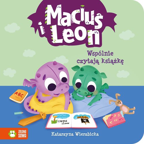Image of Maciuś i Leon wspólnie czytają książkę