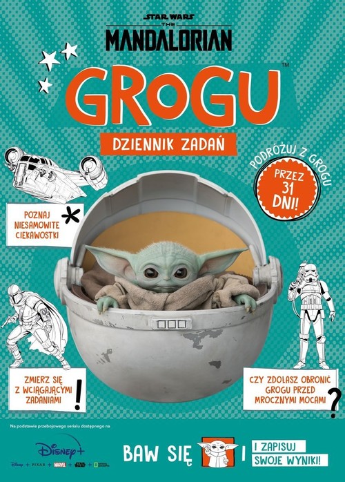Image of Grogu Dziennik zadań Star Wars The Mandalorian
