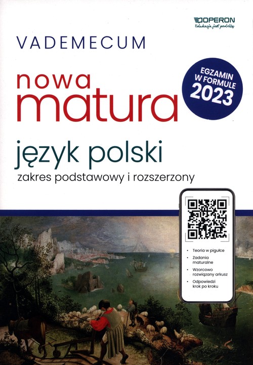 Image of Vademecum Matura 2024 Język polski Zakres podstawowy i rozszerzony