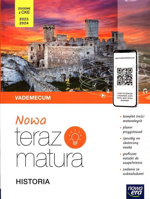 Image of Nowa Teraz Matura 2023 Historia Vedemecum Szkoła ponadpodstawowa