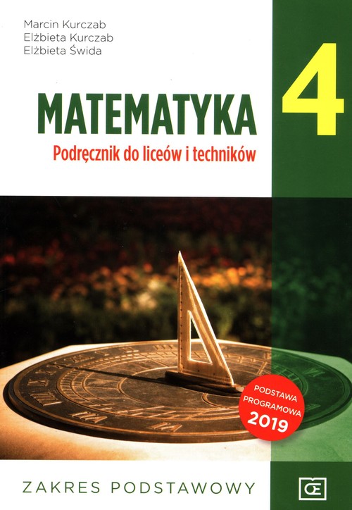 Image of Matematyka 4 Podręcznik Zakres podstawowy dla liceów i techników