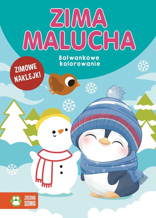 Image of Zima malucha Bałwankowe kolorowanie