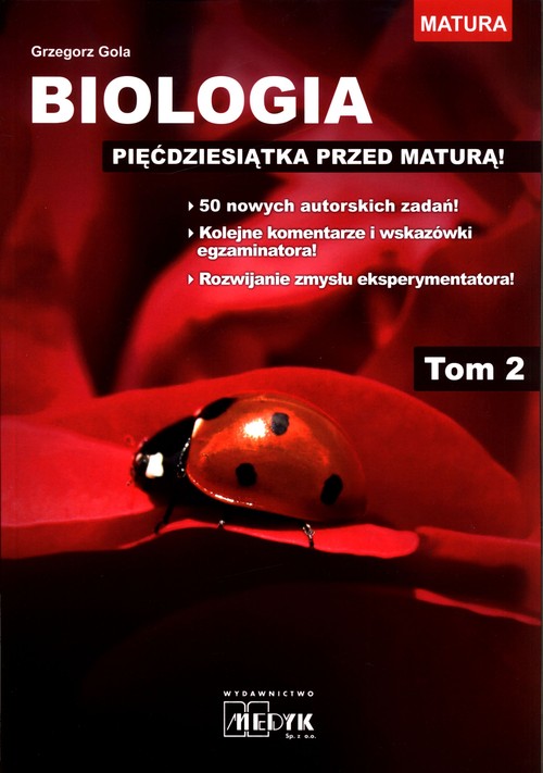 Image of Biologia Pięćdziesiątka przed maturą Tom 2 Szkoła ponadpodstawowa