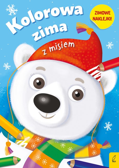 Image of Kolorowa zima z misiem