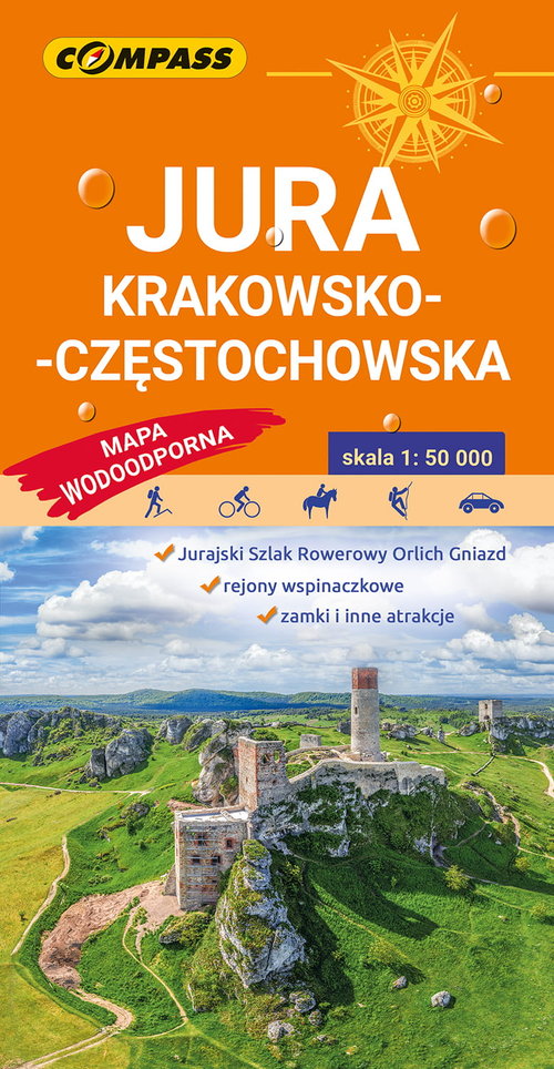 Image of Jura Krakowsko-Częstochowska Mapa wodoodporna 1:50 000