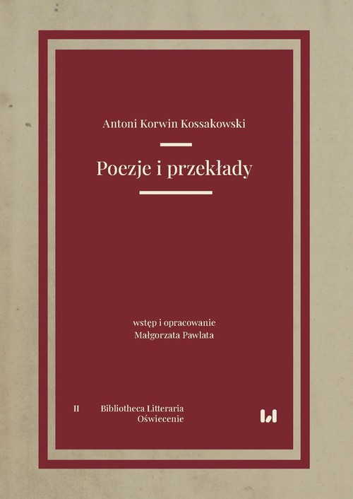 Image of Poezje i przekłady Bibliotheca Litteraria. Tom II. Oświecenie