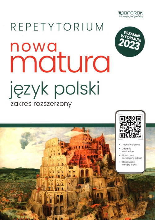 Image of Nowa Matura 2023 Język polski Repetytorium Zakres rozszerzony Szkoła ponadpodstawowa