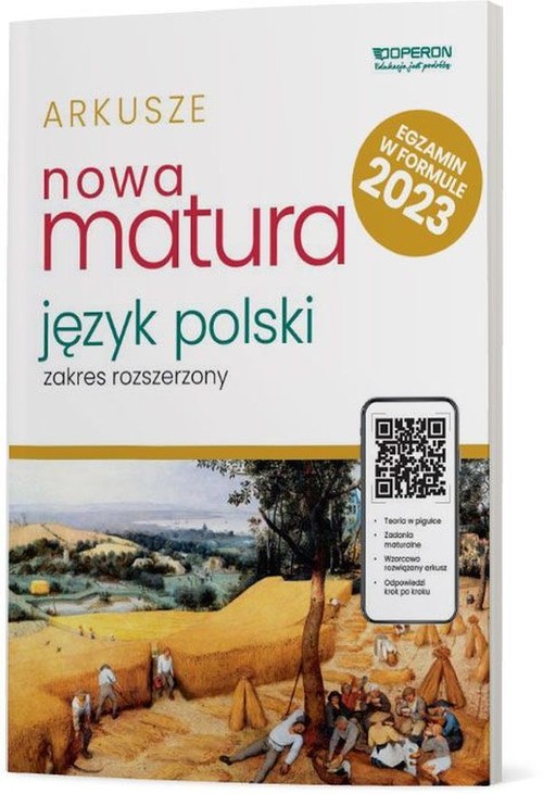 Image of Nowa Matura 2023 Język polski Arkusze maturalne Zakres rozszerzony Szkoła ponadpodstawowa
