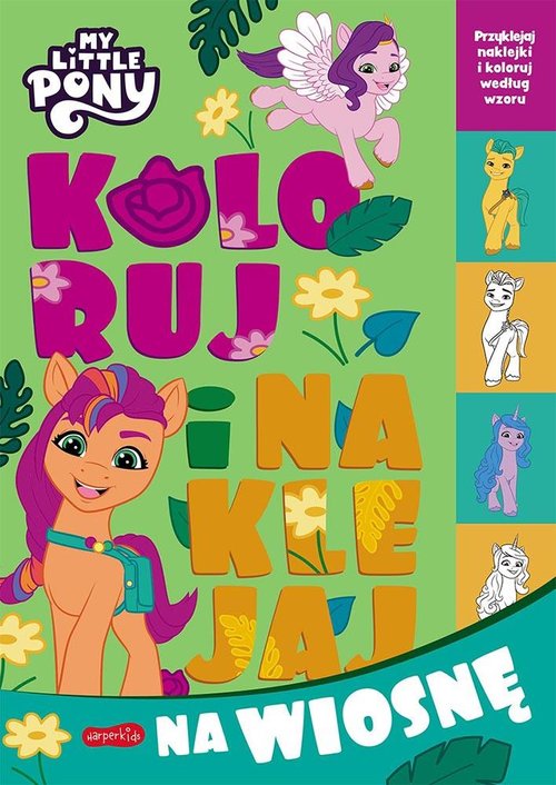 Image of My Little Pony Koloruj i naklejaj na wiosnę