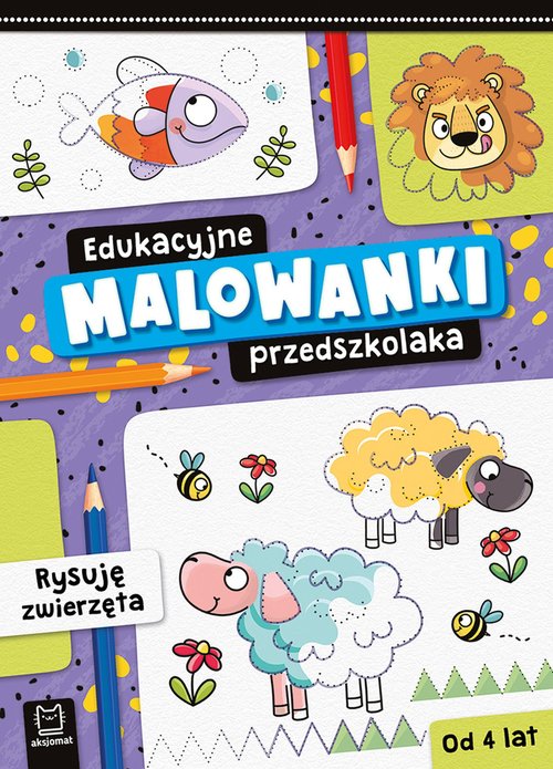 Image of Edukacyjne malowanki przedszkolaka Rysuję zwierzęta