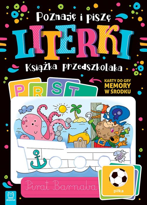 Image of Poznaję i piszę literki Książka przedszkolaka Karty do gry memory w środku