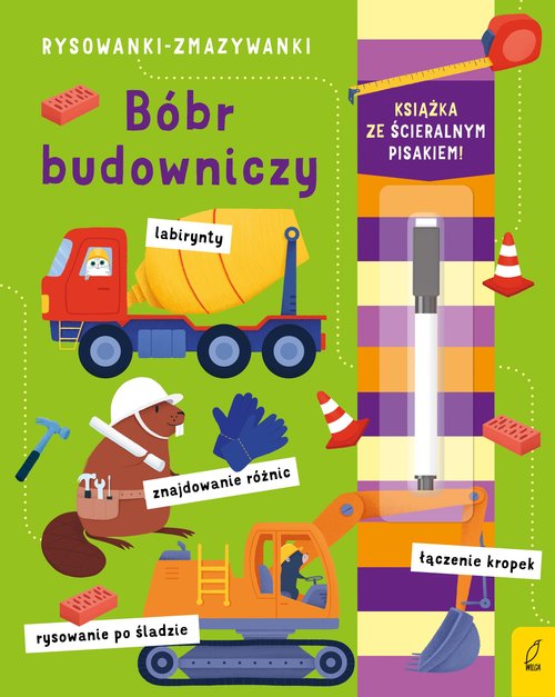 Image of Rysowanki-zmazywanki. Bóbr budowniczy (ze ścieralnym flamastrem)