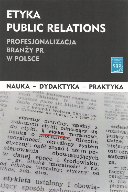 Image of Etyka public relations Profesjonalizacja branży PR w Polsce