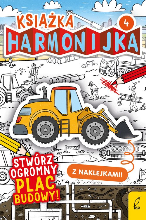 Image of Książka harmonijka Stwórz ogromny plac budowy z naklejkami Część 4