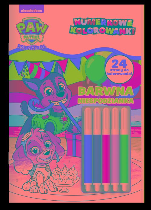 Image of Psi Patrol Numerkowe kolorowanki 5 Barwna niespodzianka