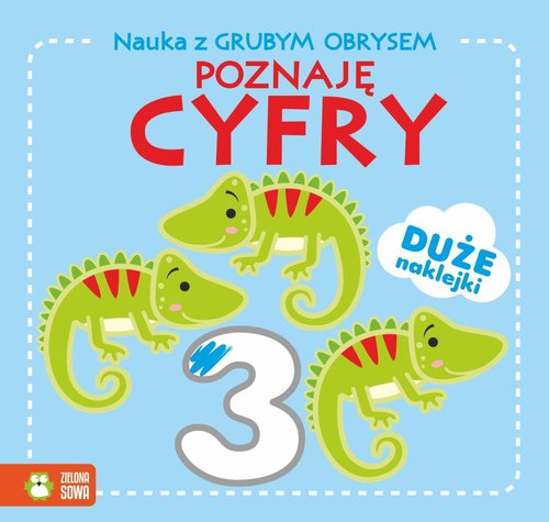 Image of Nauka z grubym obrysem Poznaję cyfry