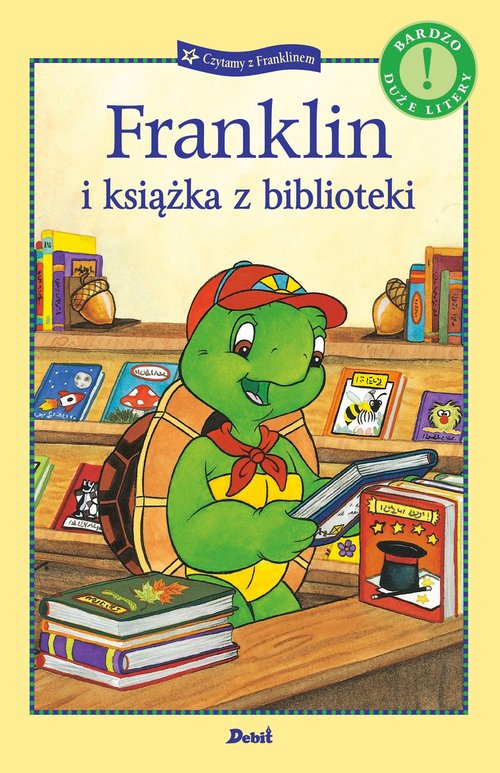 Image of Franklin i książka z biblioteki