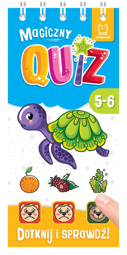 Image of Magiczny quiz z żółwikiem Dotknij i sprawdź
