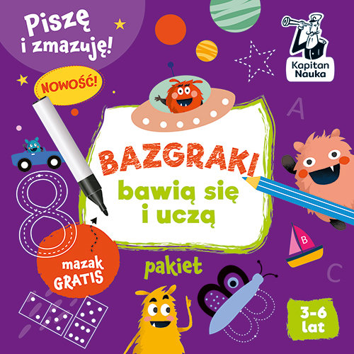 Image of Bazgraki bawią się i uczą 3-6 lat PAKIET