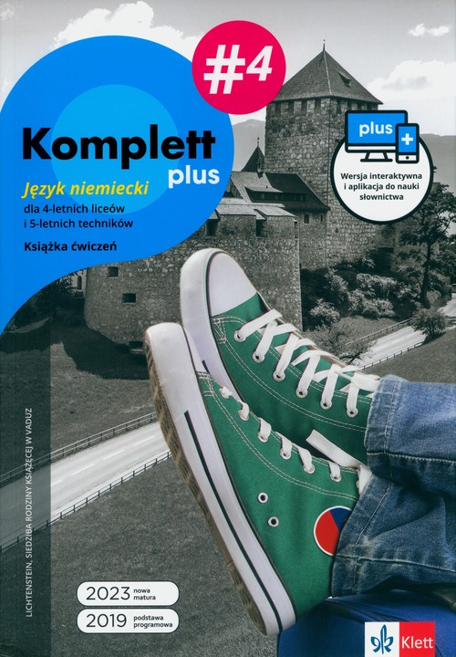 Image of Komplett plus 4 Ćwiczenia + kod dostępu Liceum technikum