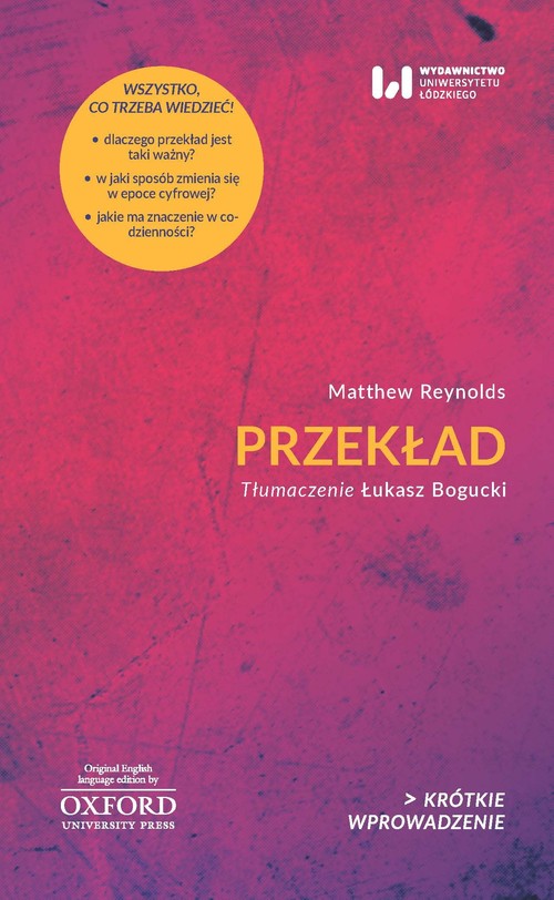 Image of Przekład Krótkie Wprowadzenie 40