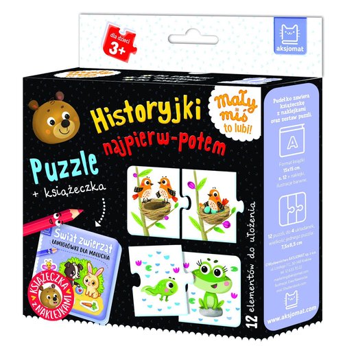 Image of Historyjki najpierw-potem Puzzle + książeczka