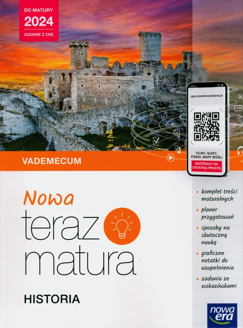 Image of Nowa Teraz matura Historia Do matury 2024 Vademecum z materiałami cyfrowymi