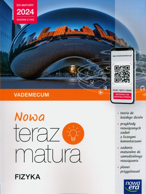 Image of Nowa Teraz matura Fizyka Do matury 2024 Vademecum z materiałami cyfrowymi