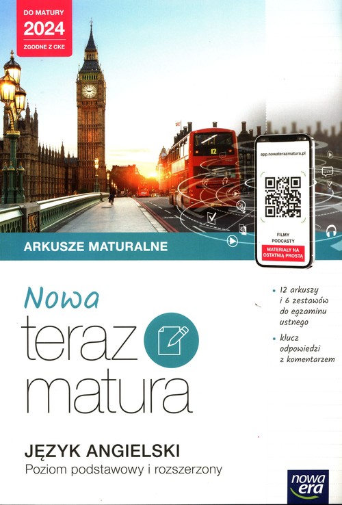 Image of NOWA Teraz matura Język angielski Poziom podstawowy i rozszerzony