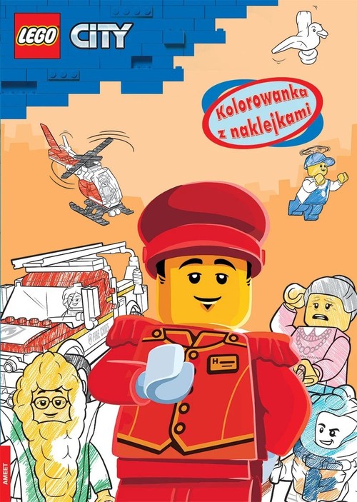 Image of Lego City Kolorowanka Z Naklejkami
