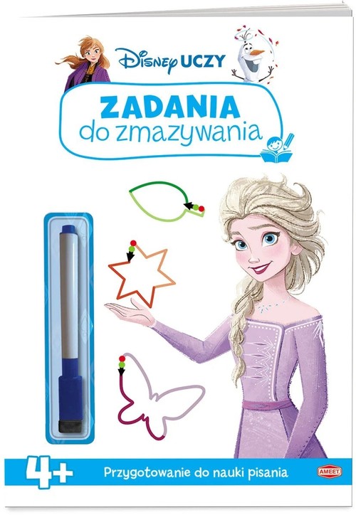 Image of Disney uczy Kraina Lodu 2 Zadania do zmazywania