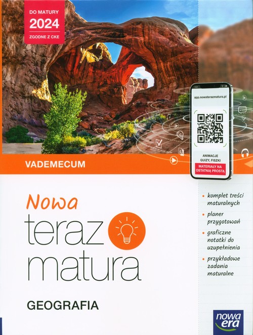Image of Nowa Teraz Matura Geografia Vademecum Do matury 2024 Liceum Technikum