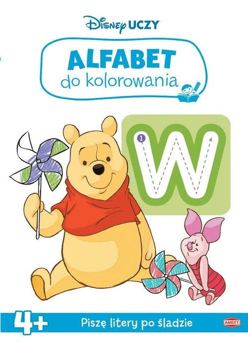 Image of Disney Uczy Kubuś i Przyjaciele Alfabet do kolorowania