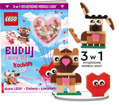 Image of Lego Books Buduj i baw się Kocham to