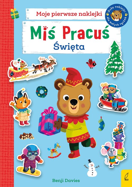 Image of Miś Pracuś Święta Książka z naklejkami