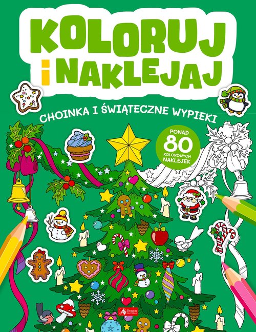 Image of Koloruj i naklejaj Choinka i Świąteczne wypieki